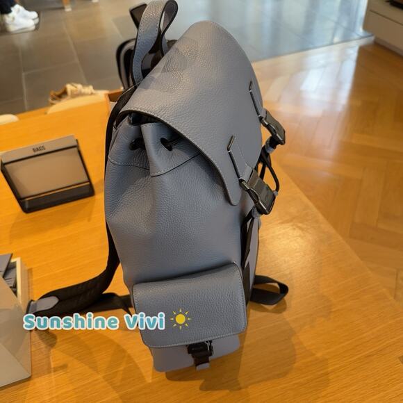 clark leather backpack Urban & Dale Signature coated canvas and smooth calf leather Inside zip pocket Inside laptop sleeve Drawstring and speedclip closures fabric lining Handle with 3 1/2 drop Outside speedclip pockets Luggage sleeve Adjustable shoulder straps 13 (L) x 16 1/4 (H) x 4 1/2 (W) Style No. Dash | Leather Backpack